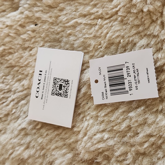 NWT Coach Signature Jacquard Stripe Large Corner Zip Wristlet Wallet π€π€π€π - Picture 12 of 16